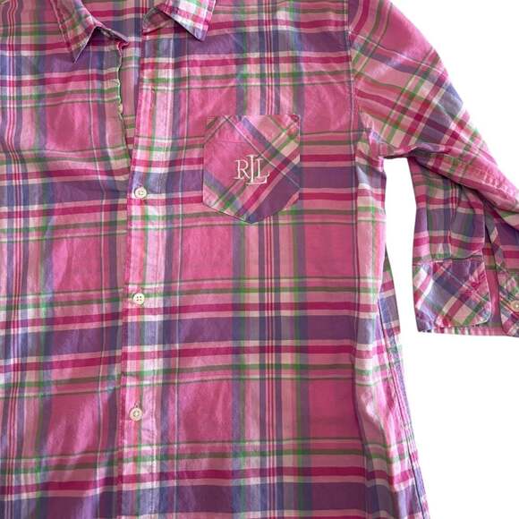 Lauren Ralph Lauren Long Pajama Dress Nightgown Size M/LG - Picture 3 of 6